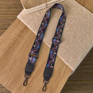 Bohemian Morning Glory Flower Adjustable Handbags Crossbody Shoulder Bag Straps Replacement